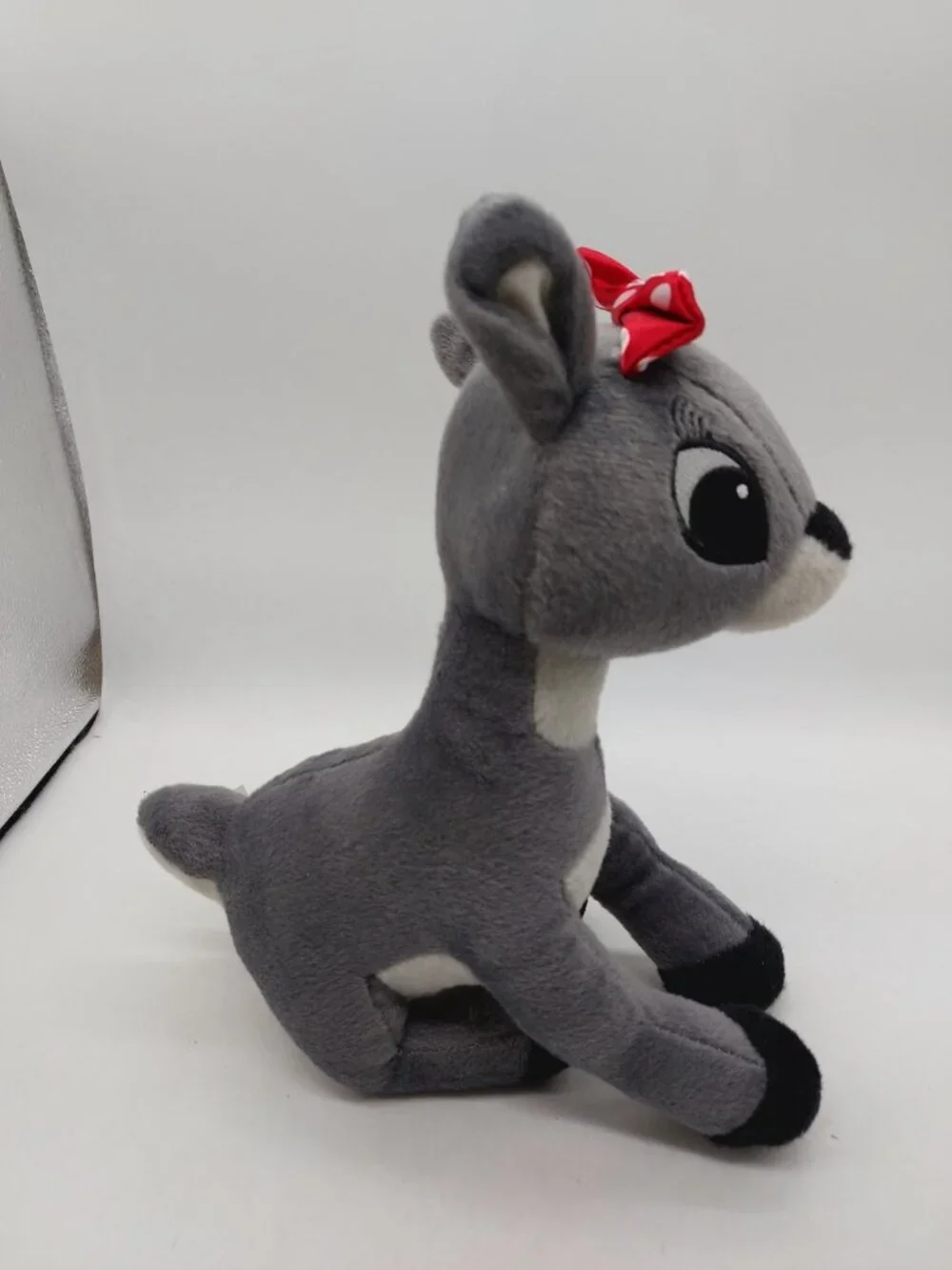 Rudolph the red nosed reindeer plush Gray Girl Stuffed 10